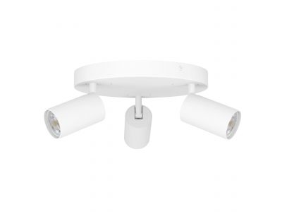 Spot de plafond réglette/plaf métal blanc TELIMBELA-Z GU10 3X4,9W