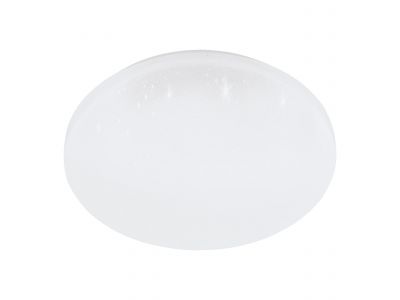 Plafonnier en plastique blanc FRANIA-S D31CM led intégrée18W