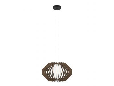 Suspension bois noir RUSTICARIA E27 1X40W