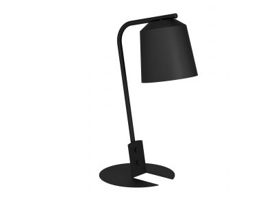 Lampe de bureau métal noir ONEDA E27 1X40W