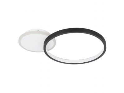 Plafonnier métal noir GAFARES LED INT 1X15W