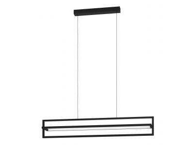 Suspension métal noir SIBERIA LED INT 3X34W