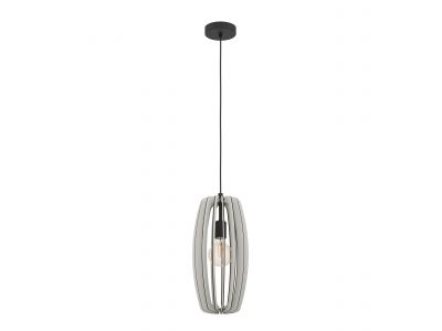 Suspension bois gris BAJAZZARA E27 1X40W