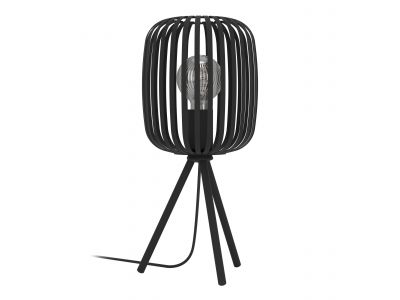 Lampe de table métal noir ROMAZZINA E27 1X40W