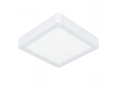 Plafonnier plastique blanc FUEVA 5 16X16CM LED INT 1X11W