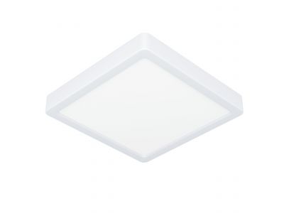 Plafonnier plastique blanc FUEVA 5 21X21CM LED INT 10X17W