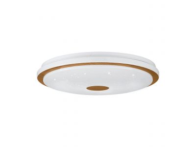 Plafonnier plastique blanc LANCIANO 1 LED INT 17X35W