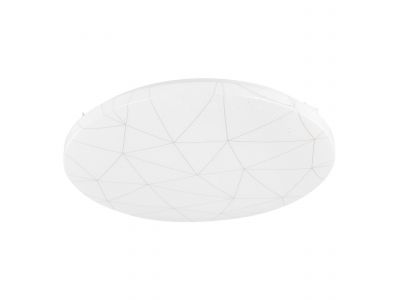 Plafonnier plastique blanc RENDE D38CM LED INT 4X19,5W