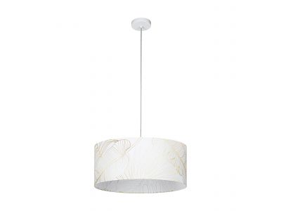 Suspension tissu blanc BUCAMARANGA E27 1X40W