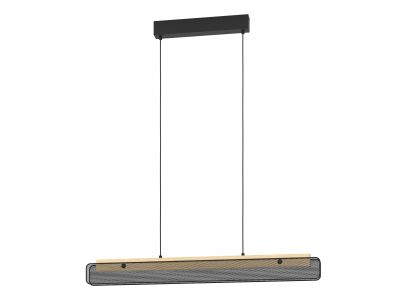 Suspension en bois marron KOKOMO-Z LED INT 34W