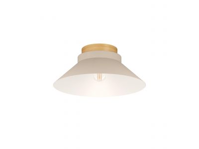 Plafonnier métal beige MOHARRAS E27 1X40W