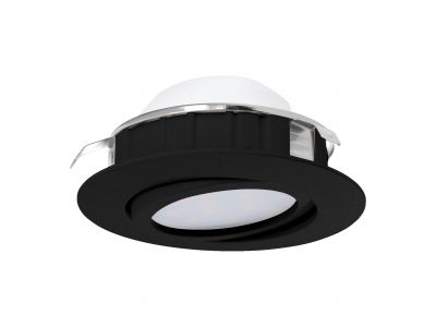 Spot à encastrer métal noir PINEDA LED INT 1X5,5W