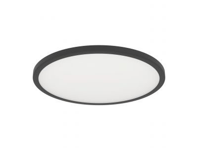 Plafonnier connecté en métal noir SARSINA-Z led intégrée 1X33,5W