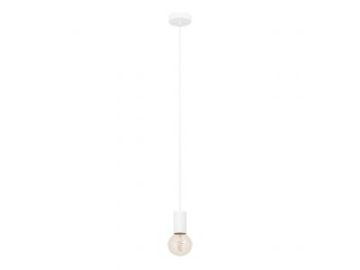 Suspension métal blanc POZUETA 1 E27 1X40W