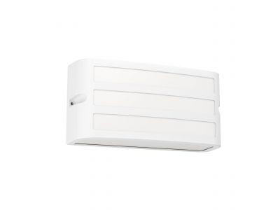 Applique extérieure métal blanc CAMARDA E27 1X40W