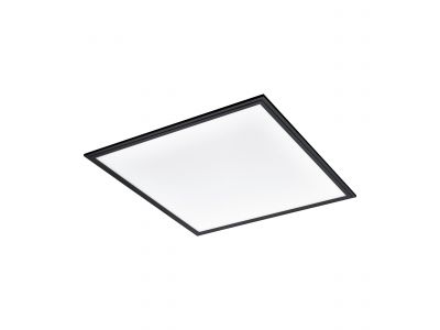 Plafonnier métal noir SALOBRENA 1 l59 cm,5 LED INT 1X33W