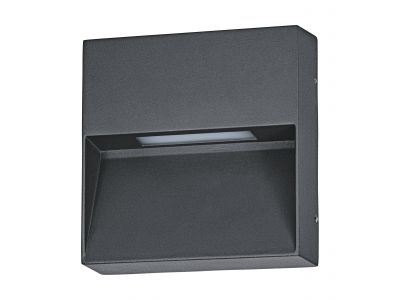 Applique extérieure métal noir MARUGGIO H15CM LED INT 1X4,8W