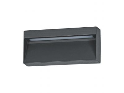 Applique extérieure métal noir MARUGGIO H9CM LED INT 1X4,8W