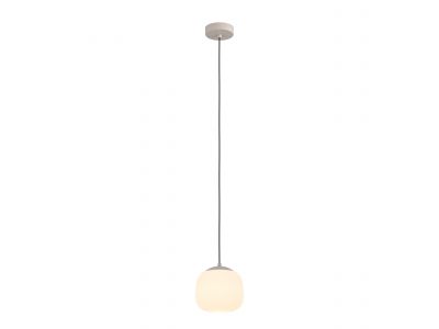 Suspension verre taupe COMINIO E27 1X40W