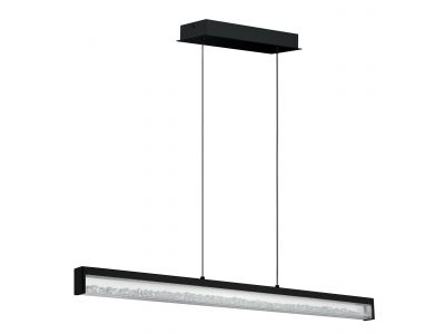 Suspension LED CARDITO 1 Métal noir L100cm