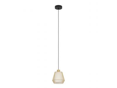 Suspension métal doré CIUDADELA E27 1X40W