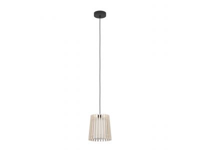 Suspension bois naturel FATTORIA E27 1X25W