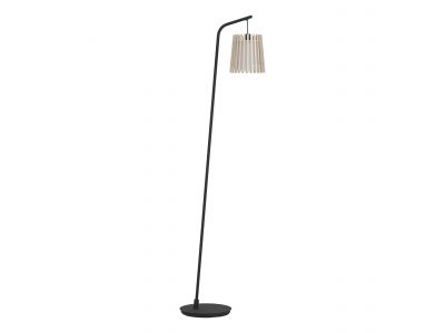 Lampadaire bois naturel FATTORIA E27 1X25W