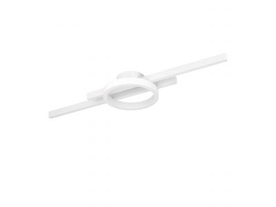 Plafonnier en métal blanc AMANDOLO LED INT 1X23,5W