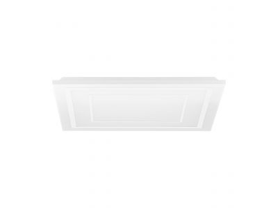 Plafonnier en plastique et métal blanc ALBARCA LED INT 1X29W