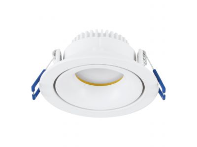 Spot à encastrer métal blanc ARENALS LED INT 1X4,9W