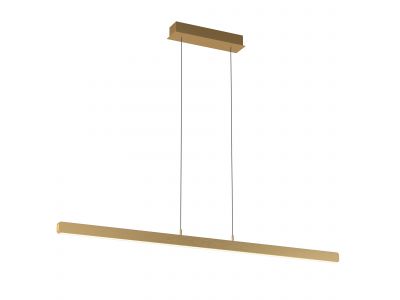 Suspension LED dimmable CATADAU doré brossé L150cm