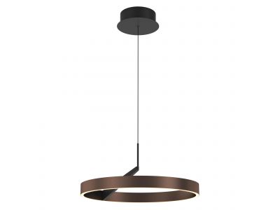 Suspension LED dimmable CENICENTOS marron D55cm