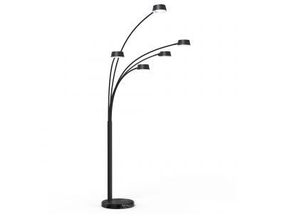 Lampadaire CHIAUCI noir HT200cm