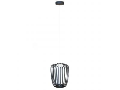 Suspension LED dimmable CUPPICCIA noir Ø26cm