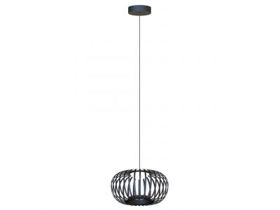 Suspension LED dimmable CUPPICCIA noir Ø30cm