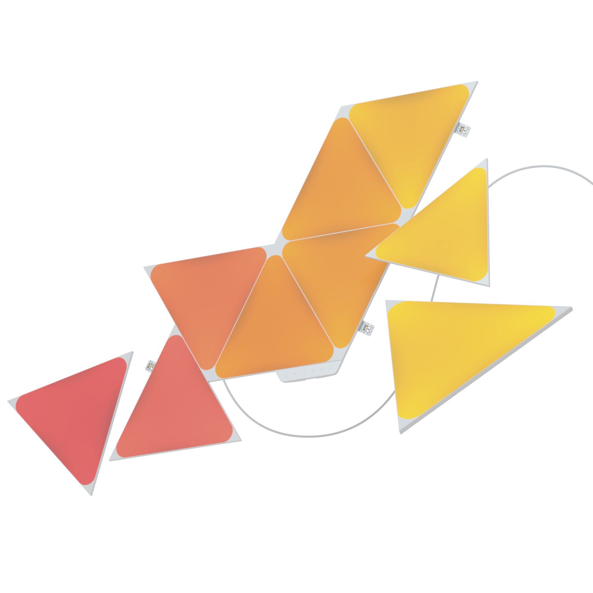 Kit de 10 triangles lumineux design à assembler SHAPES - Keria et Laurie  Lumière