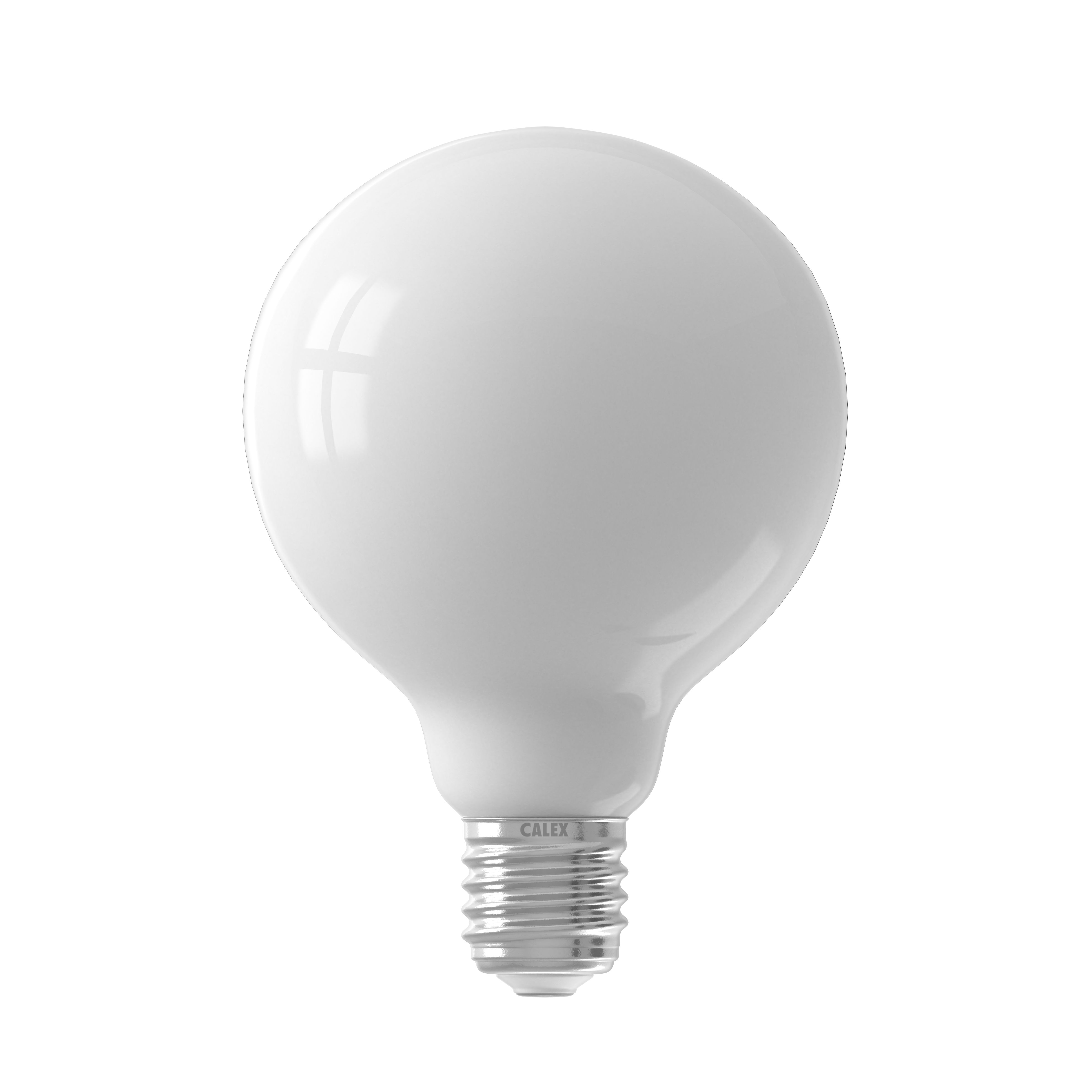 Ampoule LED 11 watts E27 boule 1055 lumens blanc chaud dimmable opale D 9,5  cm, ETC Shop: lampes, mobilier, technologie. Tout d'une source.
