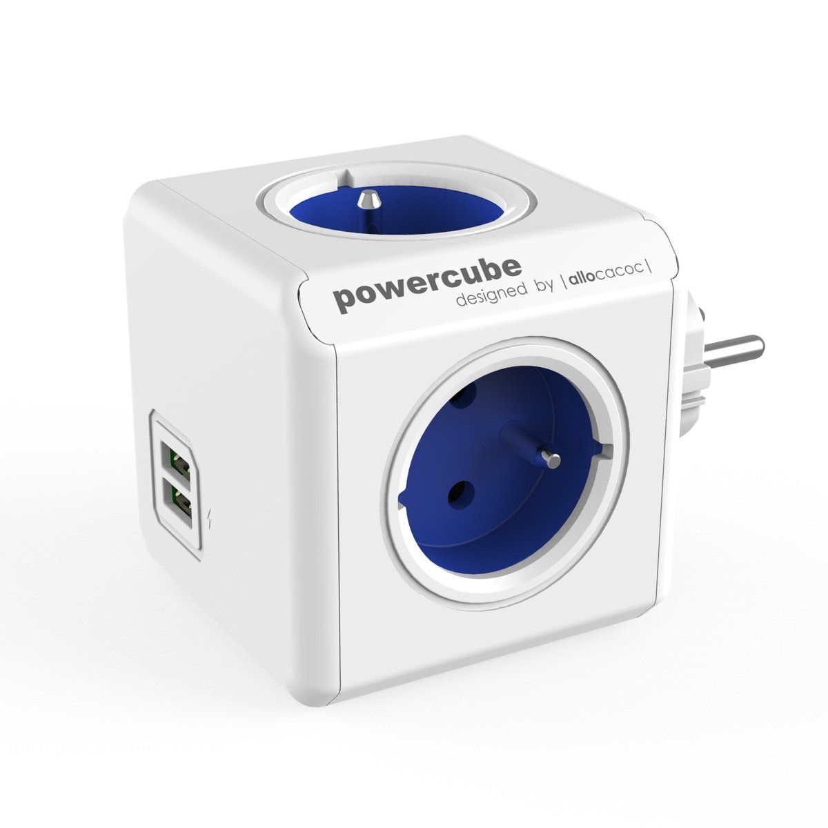 PowerCube Original USB multiprise bleue - Keria et Laurie Lumière