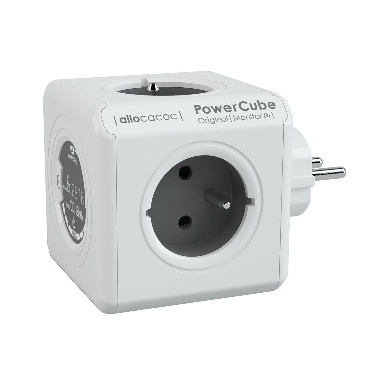 PowerCube monitor avec consommation multiprise blanche - Keria et Laurie  Lumière