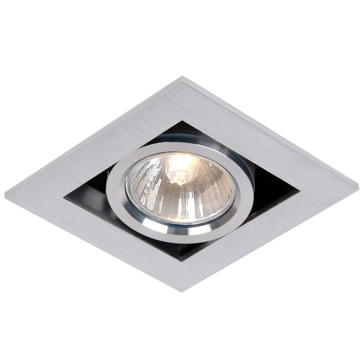 Diffuseur tête carrée REMIX LED en métal chrome et blanc - Keria et Laurie  Lumière