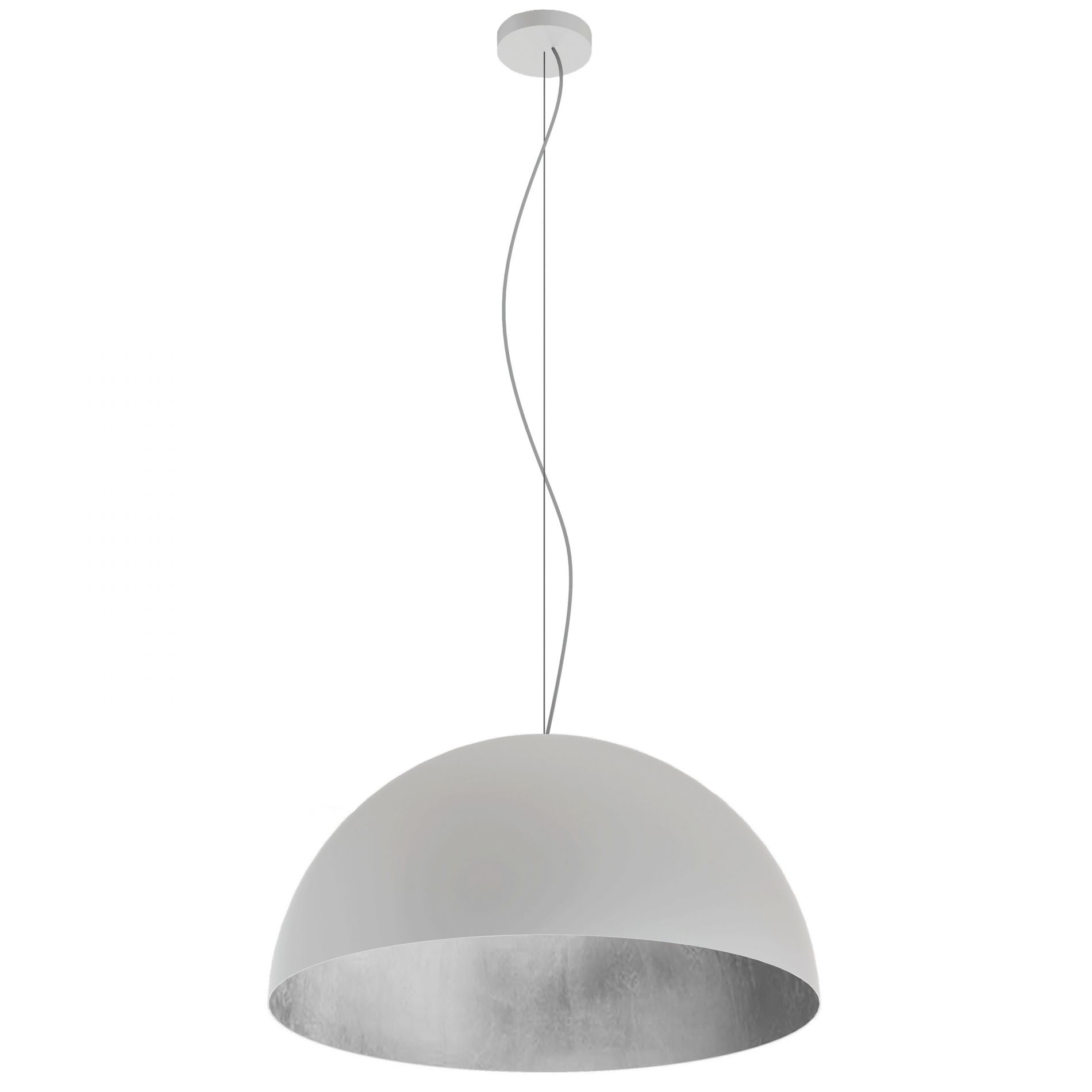 BEL-ART S.A. - Socquet en métal blanc avec lampe croix LED E27
