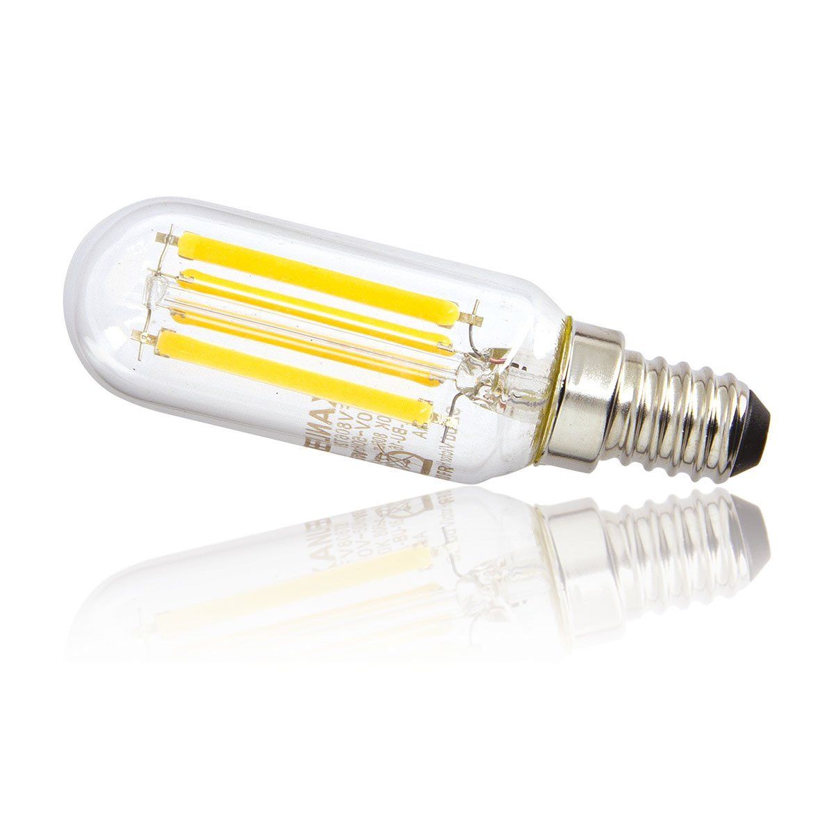 Tubulaire E14 couleur satin avec ampoule LED