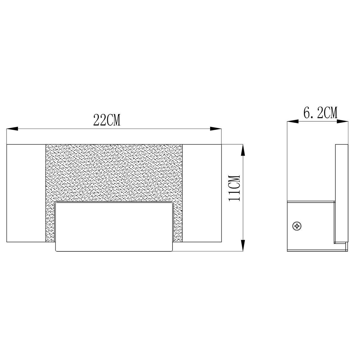 Plafonnier LED LINES rectangle (40W) en aluminium noir - Keria et Laurie  Lumière