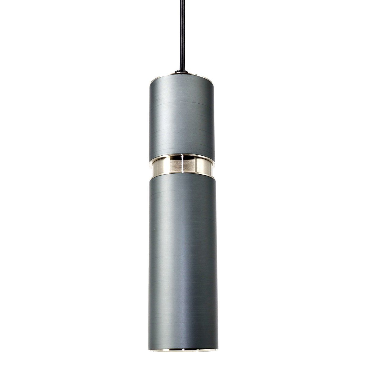 Lampe baladeuse d'extérieur sur secteur LED POLGAR en aluminium gris -  Keria et Laurie Lumière