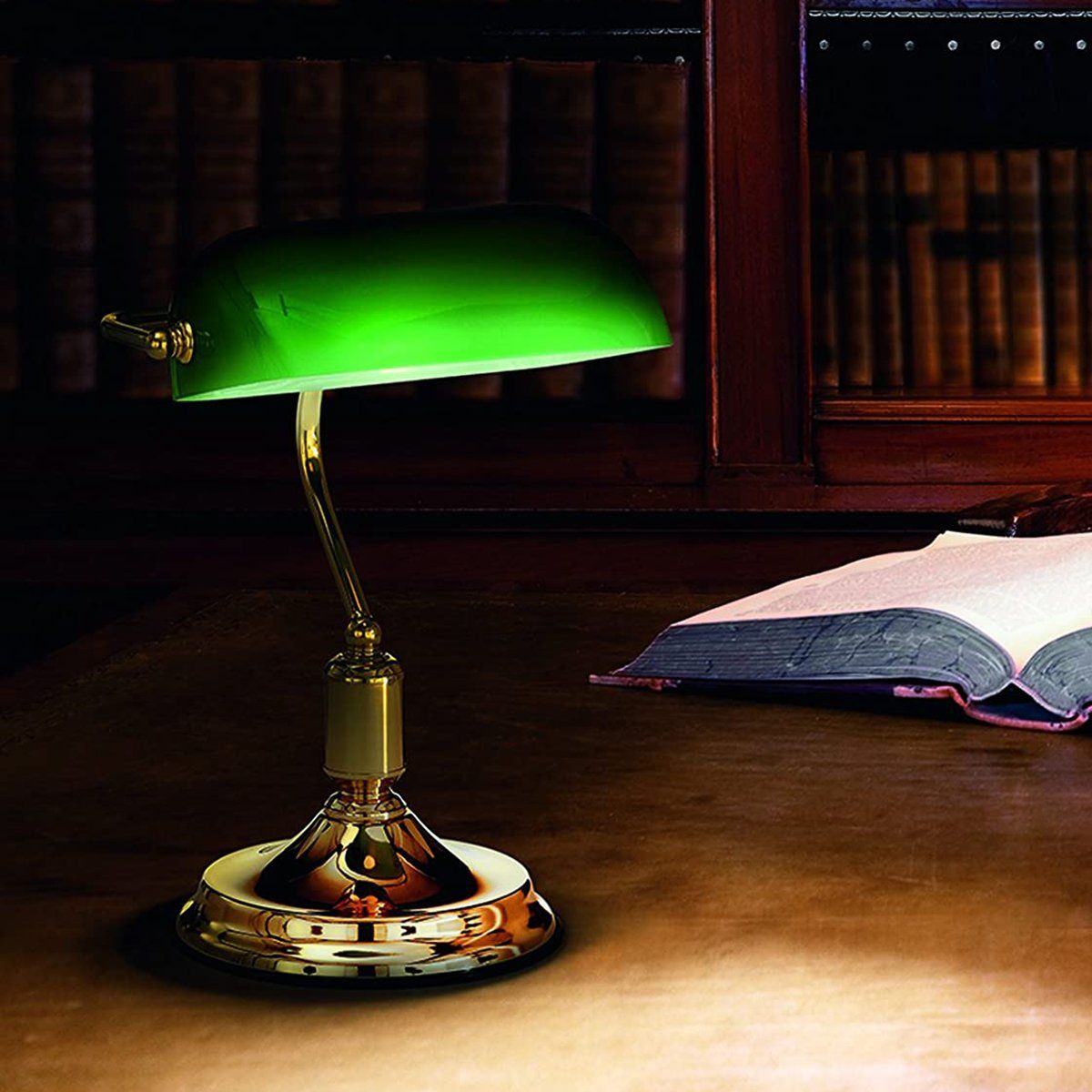 Lampe de bureau LED URSINO en métal noir et doré - Keria et Laurie