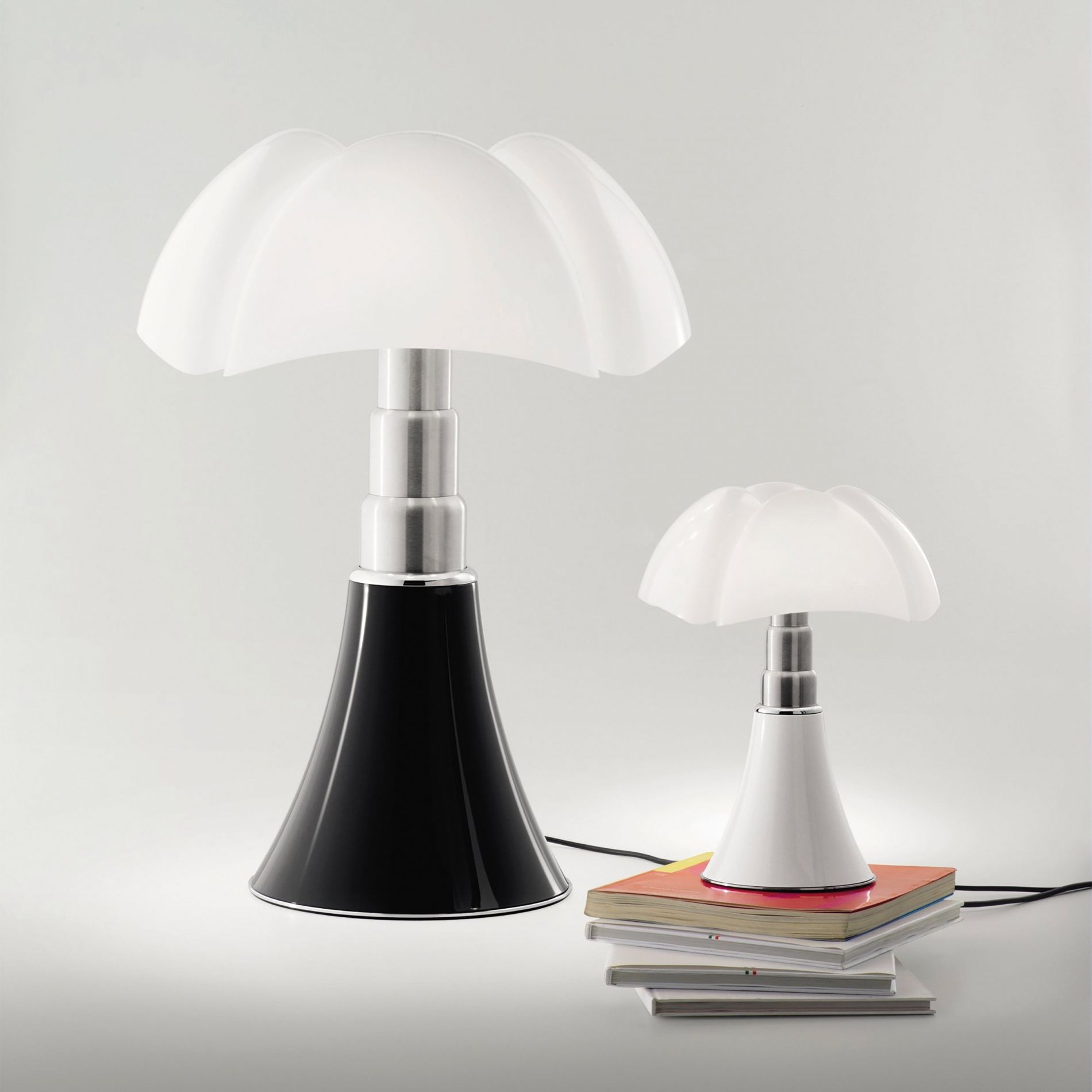 Kleiber Mini lampe à clip LED flexible blanc/argent 18cm 