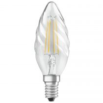 Ampoule déco filament LED dimmable E14 MINI GLOBE 136 lumens en verre ambré  Ø4.5cm