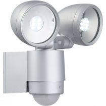 Lampe baladeuse d'extérieur sur secteur LED POLGAR en aluminium gris -  Keria et Laurie Lumière