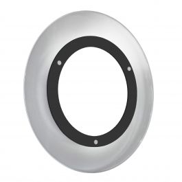 Plafonnier LED rond ISOLA (D45cm) en verre blanc