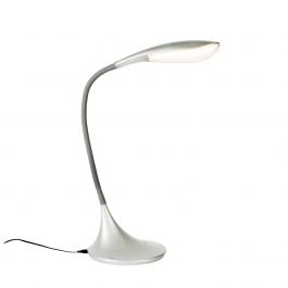 Tamilo - lampadaire de bureau LED argenté